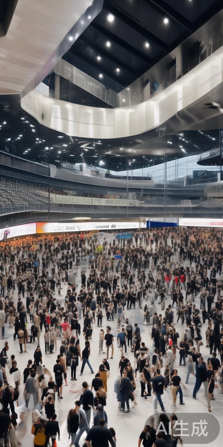 在现代体育场馆，观众进入与离开成为日常工作的重要环